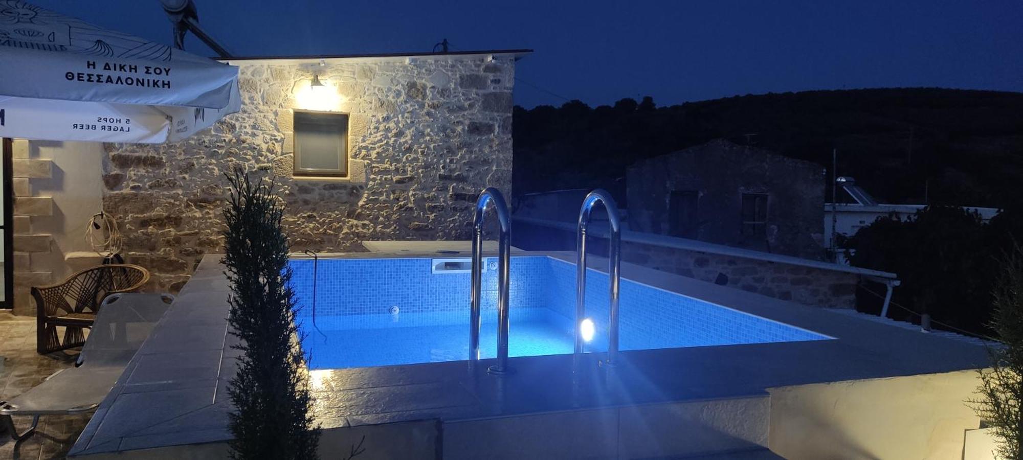 Villa Margarita'S Farm, Private Pool Malathiros Bagian luar foto
