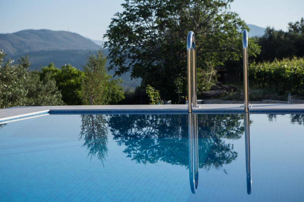 Villa Margarita'S Farm, Private Pool Malathiros Bagian luar foto